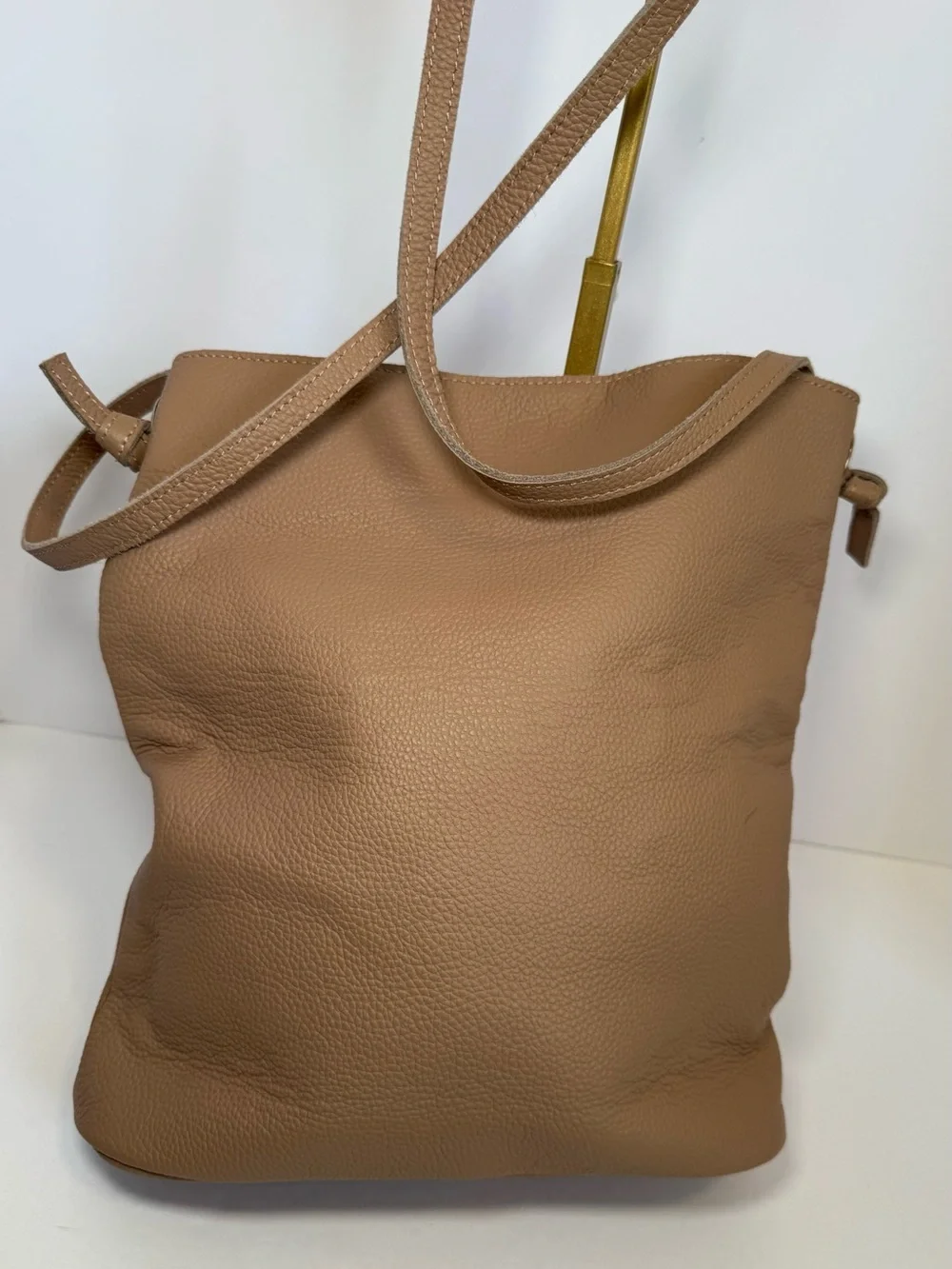 M.I.L.A Jackie Grain Leather Crossbody Bag